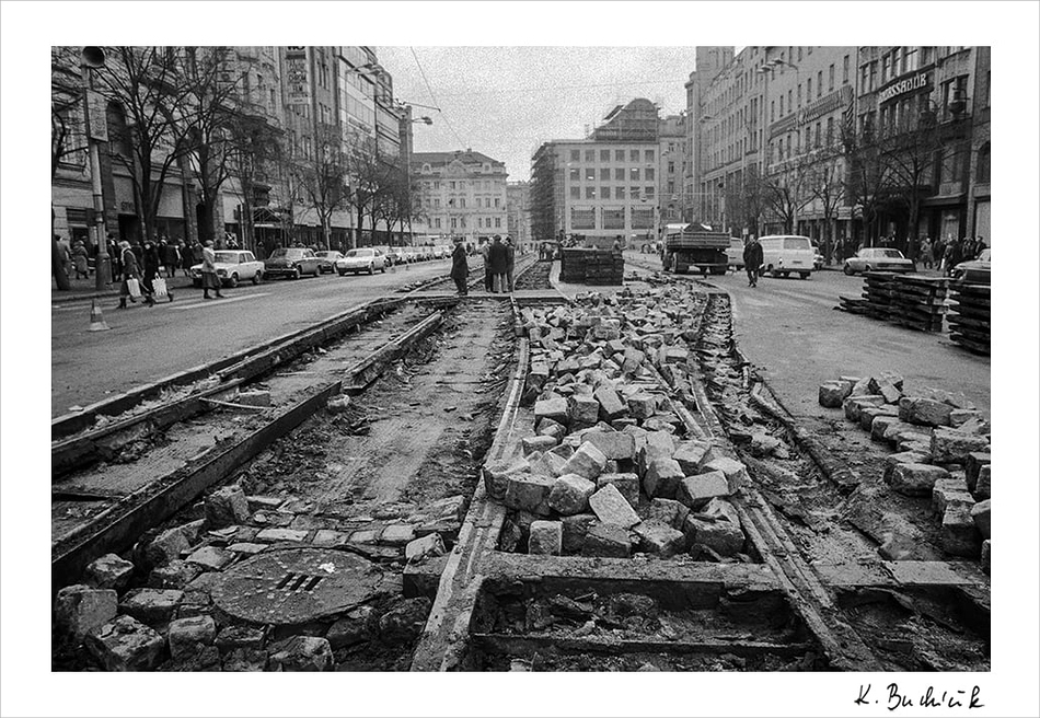 Václavské náměstí v roce 1982