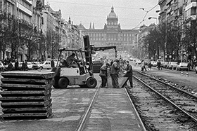 Václavské náměstí v roce 1982