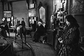 Letenské sady - historický kolotoč